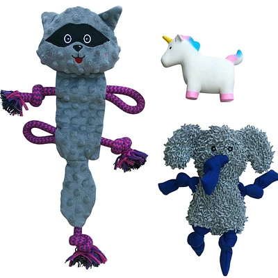 rocket & rex Unicorn Plush Toy Set - 3pk