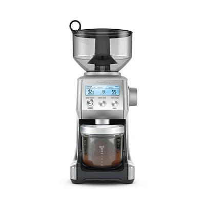 Breville Smart Grinder Pro Coffee Bean Grinder Brushed Stainless Steel BCG820BSS: 60 Settings Burr Espresso Grinder