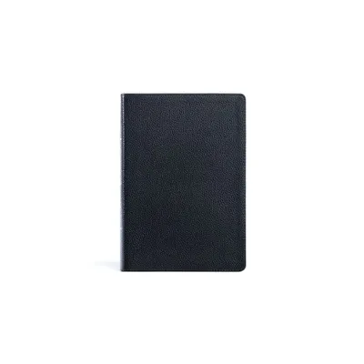 CSB Super Giant Print Reference Bible, Black Genuine Leather - by Csb Bibles by Holman (Leather Bound)