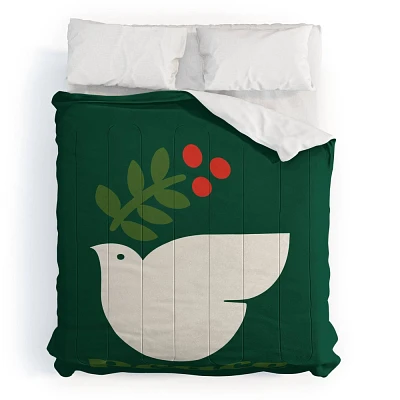 Deny Designs King Carey Copeland Peace Dove Comforter and Pillow Sham