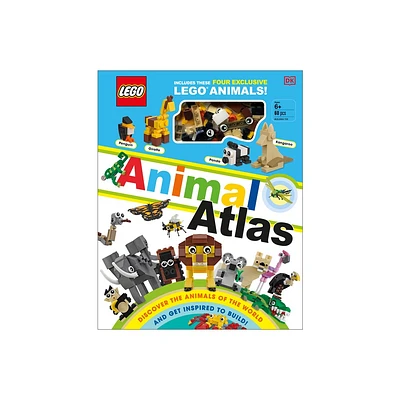 Lego Animal Atlas : Discover the Animals of the World and Get Inspired to Build! - (Hardcover) - by Rona Skene