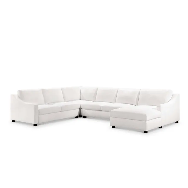 Abbyson Living Garcelle Stain Resistant Fabric Loveseat White