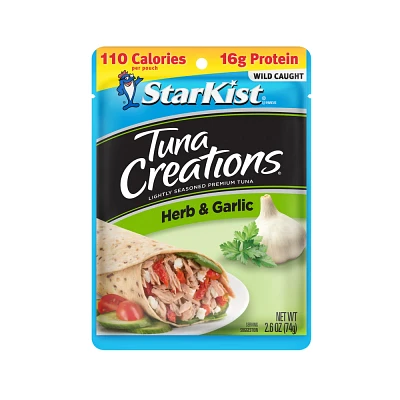 StarKist Tuna Creations Herb & Garlic Pouch - 2.6oz