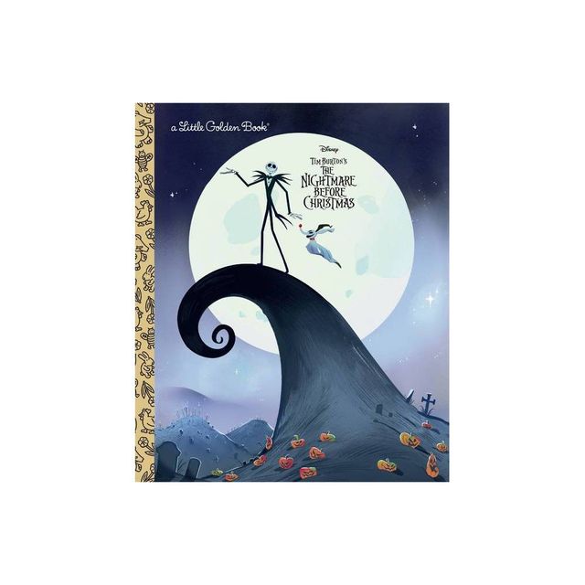 The Nightmare Before Christmas (Disney Classic) - (Little Golden Book) by Golden Books (Hardcover)