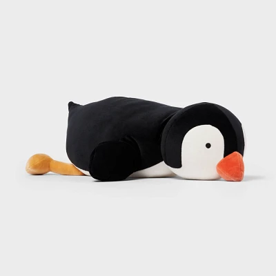 Weighted Plush Throw Pillow Penguin - Pillowfort