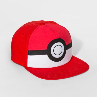 Kids Pokemon Baseball Hat - Red