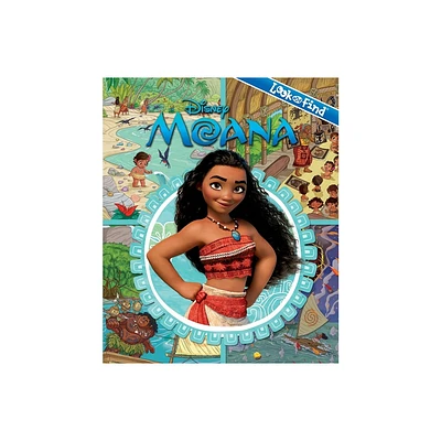 Disney Moana: Look and Find - by Pi Kids (Hardcover)