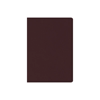 ESV Study Bible, Large Print (Bonded Leather, Burgundy) - (Leather Bound)