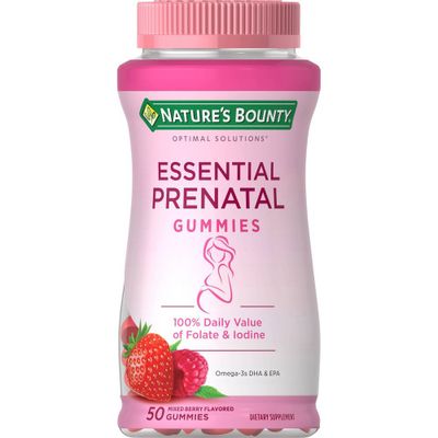 Natures Bounty Optimal Solutions Prenatal Gummies - Strawberry - 50ct