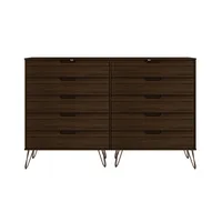 Rockefeller 10 Drawer Double Tall Dresser