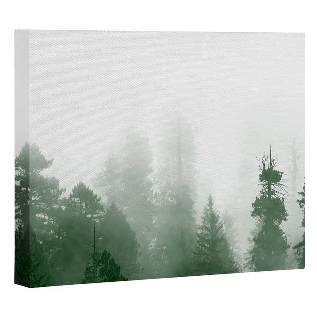 Nature Magick Green Forest Adventure Art Canvas - Deny Designs: UV Resistant