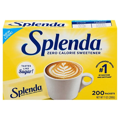 Splenda Zero Calorie Sweetener Packets