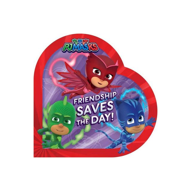 Friendship Saves the Day! - (Pj Masks) by Ximena Hastings (Board Book)