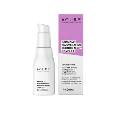 Acure Radically Rejuvenating Retinoid Night Complex Face Treatment - 1 fl oz