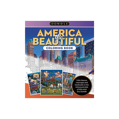 America the Beautiful Coloring Book - (Dowdle Coloring Book) by Eric Dowdle (Paperback)