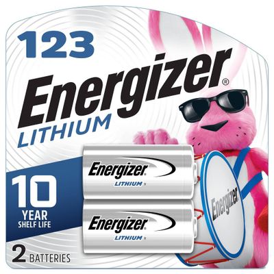 Energizer 2pk 123 Batteries Lithium Photo Battery