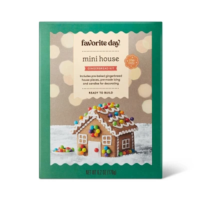 Christmas Mini House Gingerbread House Kit - 6.2oz - Favorite Day