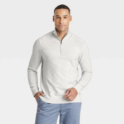 Men Quarter Zip Sweater