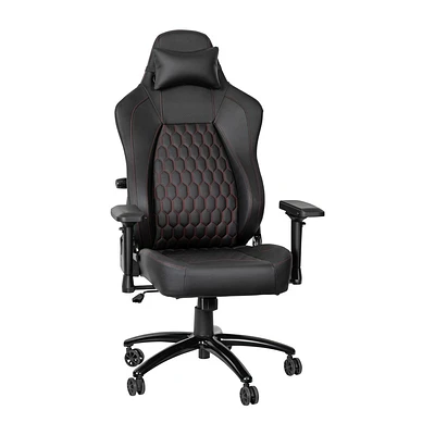 BlackArc Echo Gaming Chair : Ergonomic Design, 4D Armrests, Memory Foam Support, Swivel Seat