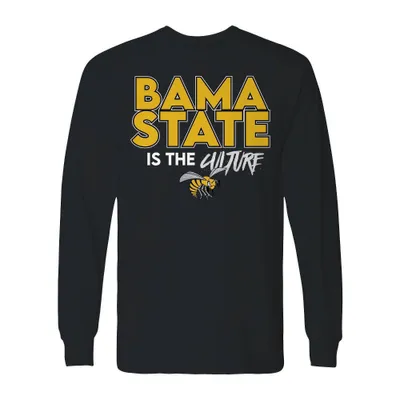 HBCU Culture Shop Alabama State Hornets ong Sleeve T-Shirt