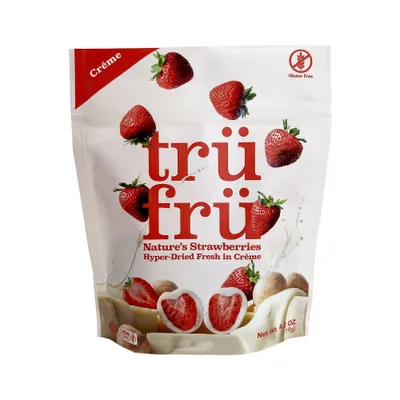 Tru Fru Hyper-Dried Strawberries & Crme Candy - 4.2oz