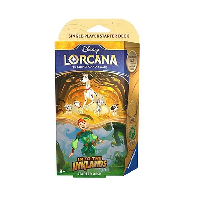 Disney Lorcana Trading Card Game: Into The Inklands Amber and Emerald Starter Deck