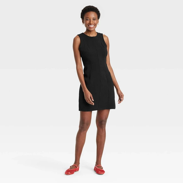 A New Day Womens Mini Sheath Dress - A New Day 0: Polyester, Sleeveless |  Mission Valley