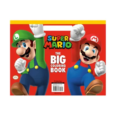 Super Mario: The Big Coloring Book (Nintendo(r)) - by Random House (Paperback)