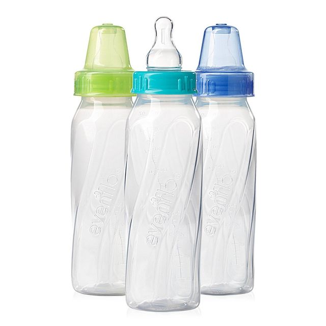 Evenflo Feeding Classic Clear Plastic Baby Bottles