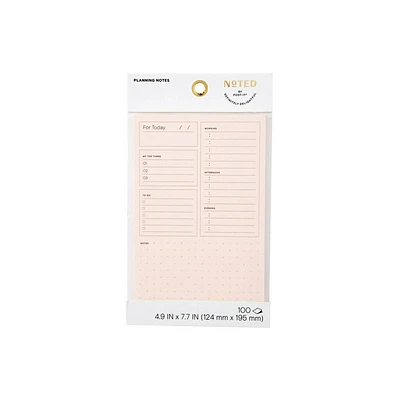 Noted by Post-it, Pink Plan Your Day Notes