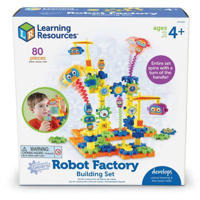 Learning Resources Gears! Gears! Gears! Robot Factory Building Set