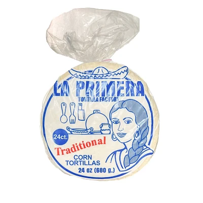 La Primera Tortilla Traditional Corn Tortillas - 24ct / 24oz