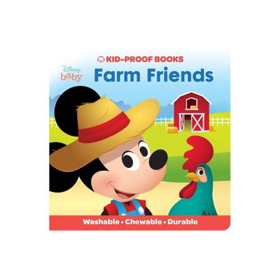 Disney Baby: Farm Friends Kid-Proof Books - by Pi Kids (Paperback)