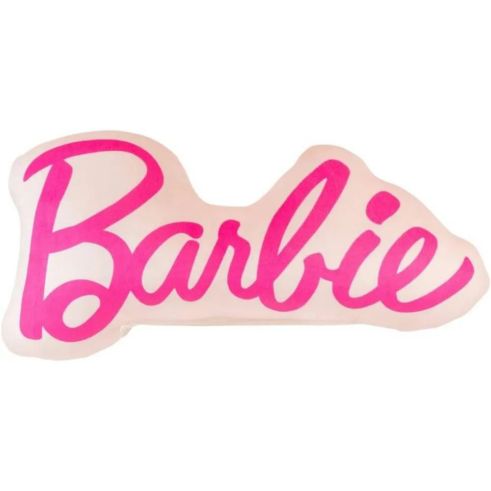 Barbie Logo Kids Throw Pillow