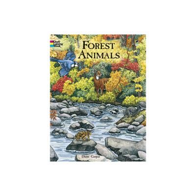 Forest Animals Coloring Book - (Dover Animal Coloring Books) by Dianne Gaspas (Paperback)