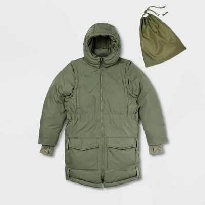 Womens Hooded Adaptive Parka Jacket