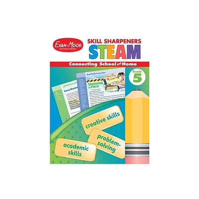 Skill Sharpeners: Steam, Grade 5 Workbook - by Evan-Moor Educational Publishers (Paperback)