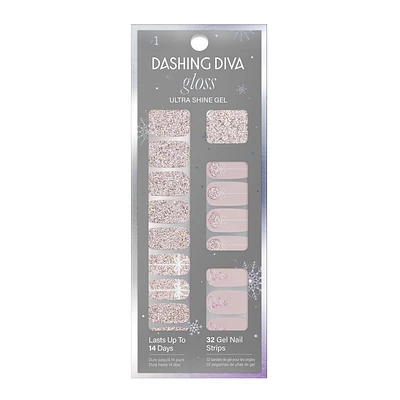 Dashing Diva Gloss Nail Art - A Rose Holiday - 32ct