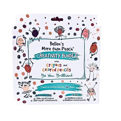 Bellens More Than Peach Creativity Bundle with Colored Pencils & Crayons