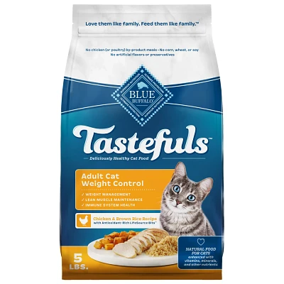 Blue Buffalo Tastefuls with Chicken Weight Control Natural Adult Dry Cat Food