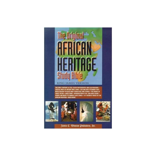 Original African Heritage Study Bible-KJV-Large Print - by Cain Hope Felder (Paperback)