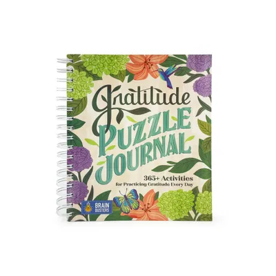 Gratitude Puzzle Journal - (Brain Busters) by Parragon Books (Spiral Bound)