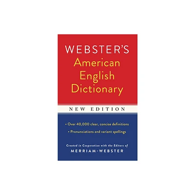 Websters American English Dictionary, New Edition - by Merriam-Webster (Paperback)