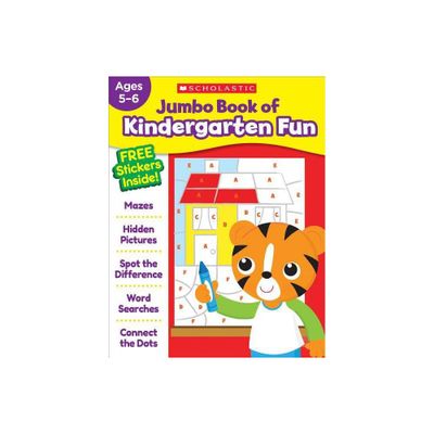 Jumbo Book of Kindergarten Fun Workbook - by Scholastic Teaching Resources (Paperback)