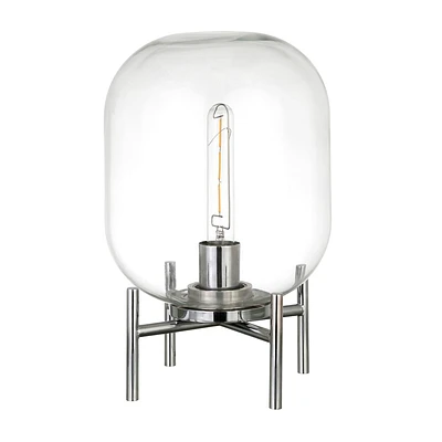 Hudson and Canal 15.38 Tall Table Lamp  : Industrial Design, Metal Base, Inline Switch