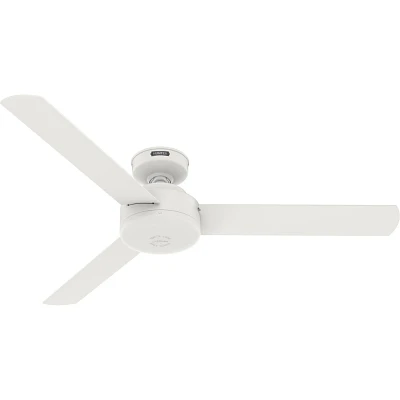 Hunter Fan 52 Presto Ceiling Fan and Wall Control Matte White