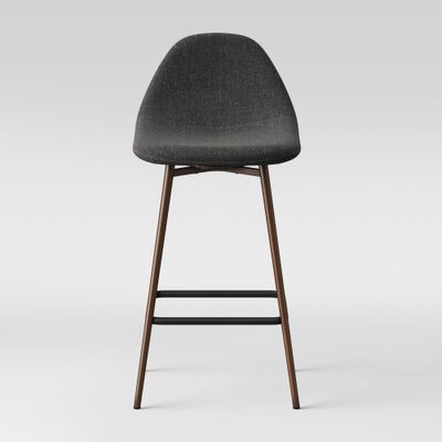 Copley Upholstered Counter Height Barstool Dark Gray - Project 62