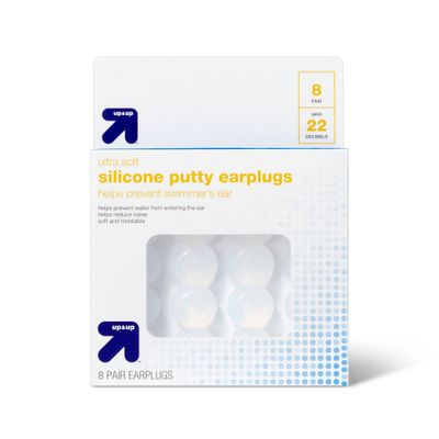 Ultra Soft Silicone Putty Earplugs - 8 pair - up&up