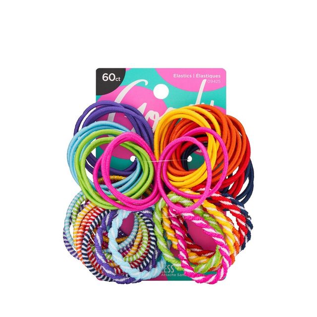 Goody Girls Ouchless Assorted Elastics - 60ct
