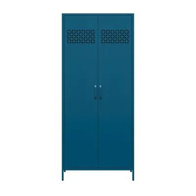 Annie Tall Metal 2 Door Cabinet - Mr. Kate: Storage